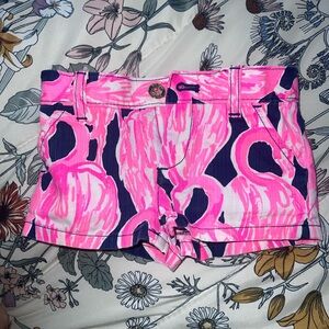 Beautiful Lilly Pulitzer girls shorts hardly worn kids size 2